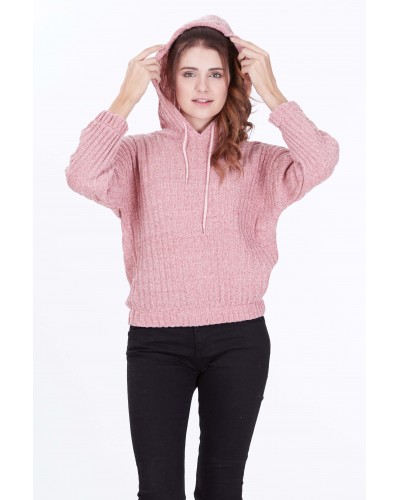 KAPÜŞONLU ŞÖNYELİ SWEAT